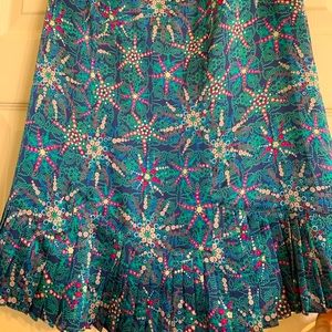 Marc Jacobs Pleated Silk Skirt Size 8